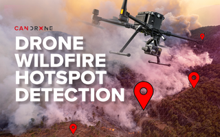 Navigating Wildfires with Drones: A Glimpse into wildfire hotspot detection work