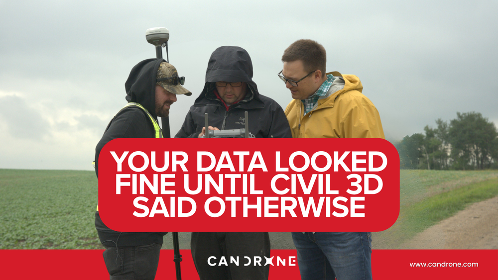 Why Your Drone Survey Data Looks Fine Until You Open It in Civil 3D