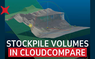 Using CloudCompare for Precise Stockpile Volume Assessments: A Guide